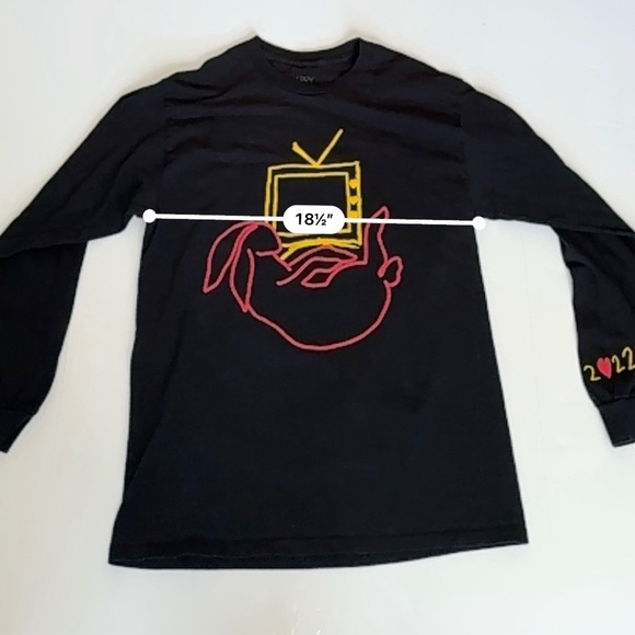 Harry Styles Love On Tour 2022 Bunny TV Puff Print Mens M - Picture 6 of 6